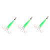 BESPORTBLE 3pcs Luminous Squid Fishing Hooks Glow Dark Octopus Tackle for Night Fishing Lightweight and Realistic Design for Rivers and Lakes view 1