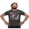 XX-Large Heather Black Mens Honky Cat Funny Elton Cat Playing The Piano T-Shirt view 1