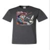 XX-Large Heather Black Mens Honky Cat Funny Elton Cat Playing The Piano T-Shirt view 3
