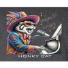 XX-Large Heather Black Mens Honky Cat Funny Elton Cat Playing The Piano T-Shirt view 4