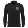 Campus Lab Eastern New Mexico University Adult Men's Active Sport 1/4 Zip Pullover Left Chest Logo, Black, XX-Large view 1