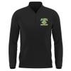 Campus Lab University of Alaska Anchorage Adult Men's Active Sport 1/4 Zip Pullover Left Chest Logo, Black, Medium view 1