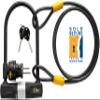 Via Velo Bike U Lock 2 Sets Combo with Steel Cable | Anti-Theft Security for Bicycles view 2
