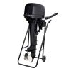 Outboard Boat Motor Stand with Wheels, Heavy Duty Engine Carrier Cart Dolly for Storage, Foldable Engine Stand for Transfer, Maintain, Display, Repair view 1