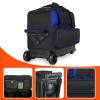 LARIPOP 2 Ball Wheeled Bowling Roller Bag with 40 Inch Telescopic Handle, Padded Ball Storage, Ventilated Shoe Pocket & Reinforced Base for Tournament & Travel view 4