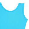 HOZIY Solid Color Leotards for Toddler Girls Gymnastics with Shorts Scrunchy 1t 2t Teal Blue Green Non Shiny Open Cross Back Biketard Tumbling Outfits view 3