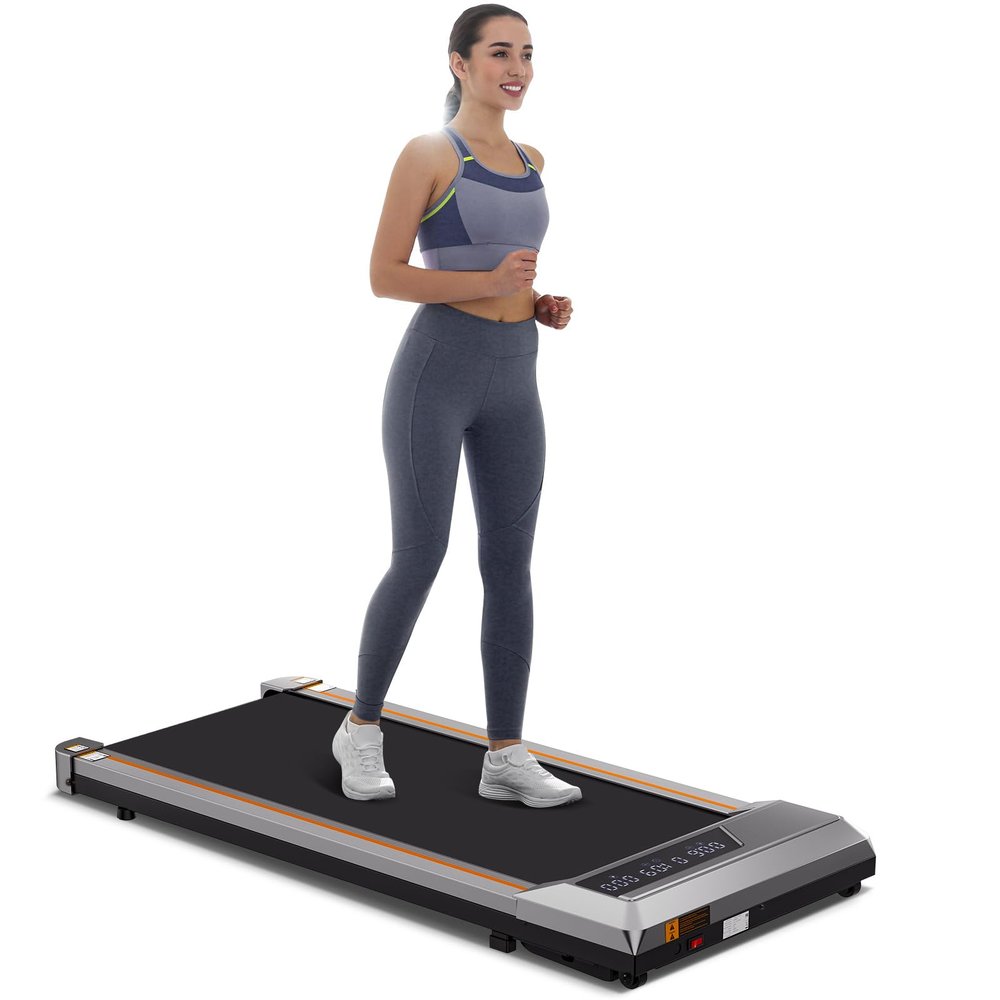 Walking Pad 2 in 1 Under Desk Treadmill 2.5 HP Treadmill for Home with Remote Control LED Display 265lLBS Weight Capacity Walking Jogging Machine for Home Office
