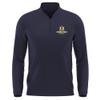 Campus Lab Murray State University Adult Men's Active Sport 1/4 Zip Pullover Left Chest Logo, Navy, Medium view 1