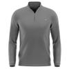 Campus Lab Albion College Adult Men's Active Sport 1/4 Zip Pullover Left Chest Logo, Charcoal, Medium view 1