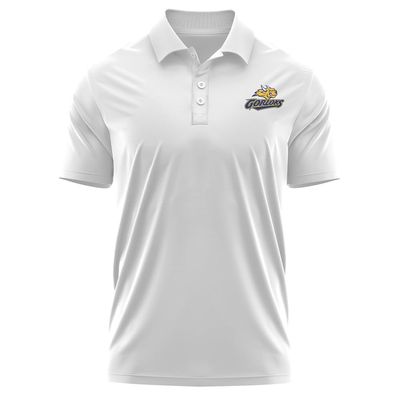 Campus Lab Webster University Adult Men's Polo Left Chest Logo, White, XX-Large