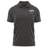 Campus Lab The University of New Orleans Adult Men's Polo Left Chest Logo, Charcoal, XX-Large view 1