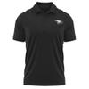 Campus Lab North Carolina Central University Adult Men's Polo Left Chest Logo, Black, Small view 1