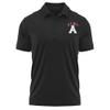 Campus Lab Alma College Adult Men's Polo Left Chest Logo, Black, Large view 1