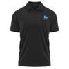 Campus Lab College of Coastal Georgia Adult Men's Polo Left Chest Logo, Black, Small view 1