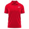 Campus Lab Sacred Heart University Adult Men's Polo Left Chest Logo, Red, Small view 1