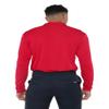 Campus Lab Pacific University (Or) Adult Men's Active Sport 1/4 Zip Pullover Left Chest Logo, Red, Large view 2