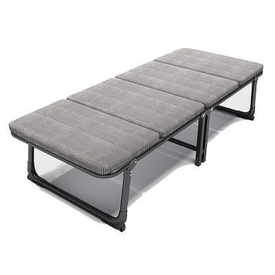Folding Bed Rollaway Single Bed Guest Bed, Sturdy Metal Frame Chair Bed With Memory Foam Mattress, Foldable Bed Pull Out Bed For Bedroom & Office, Camping Bed Load-bearing 200KG, 1856337cm ( Color :