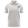 Campus Lab Ithaca College Adult Men's Polo Left Chest Logo, Athletic Heather, Medium view 1