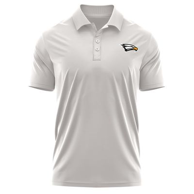 Campus Lab Polk State College Adult Men's Polo Left Chest Logo, Athletic Heather, Medium