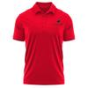 Campus Lab Northwestern Oklahoma State University Adult Men's Polo Left Chest Collegiate Logo, Red, XX-Large view 1