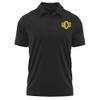 Campus Lab University of Central Oklahoma Adult Men's Polo Left Chest Logo, Black, Medium view 1