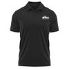Campus Lab Borough of Manhattan Community College Adult Men's Polo Left Chest Logo, Black, Medium view 1