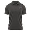 Campus Lab Middle Georgia State University Adult Men's Polo Left Chest Logo, Charcoal, XX-Large view 1