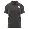 Campus Lab Northwestern State University Adult Men's Polo Left Chest Logo, Charcoal, X-Large view 1