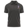 Campus Lab University at Albany Adult Men's Polo Left Chest Logo, Charcoal, X-Large view 1