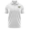 Campus Lab Towson University Men's Polo Left Chest Logo, White, X-Large view 1