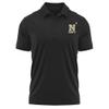 Campus Lab United States Naval Academy Adult Men's Polo Left Chest Logo, Black, Large view 1