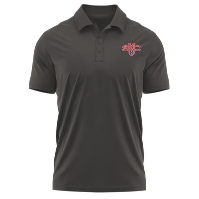 Campus Lab Saint Marys College of California Adult Men's Polo Left Chest Logo, Charcoal, Small