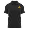 Campus Lab University of Arkansas at Pine Bluff Adult Men's Polo Left Chest Logo, Black, Large view 1