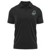 Campus Lab Adams State University Adult Men's Polo Left Chest Logo, Black, Medium view 1