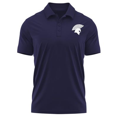 Campus Lab Missouri Baptist University Adult Men's Polo Left Chest Logo, Navy, Medium