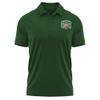 Campus Lab Ohio University Adult Men's Polo Left Chest Logo, Hunter Green, Small view 1