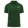 Campus Lab Binghamton University Adult Men's Polo Left Chest Logo, Hunter Green, XX-Large view 1