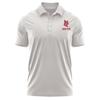 Campus Lab Bates College Adult Men's Polo Left Chest Logo, Athletic Heather, Medium view 1