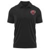 Campus Lab Central Washington University Adult Men's Polo Left Chest Logo, Black, Medium view 1