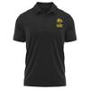Campus Lab California State University Los Angeles Adult Men's Polo Left Chest Logo, Black, Small view 1