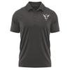 Campus Lab University of Lynchburg Adult Men's Polo Left Chest Logo, Charcoal, Large view 1
