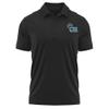 Campus Lab College of Staten Island Adult Men's Polo Left Chest Logo, Black, Medium view 1