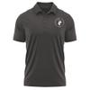 Campus Lab Northeastern University Adult Men's Polo Left Chest Logo, Charcoal, Medium view 1