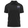 Campus Lab University of Wisconsin-Platteville Adult Men's Polo Left Chest Logo, Black, X-Large view 1