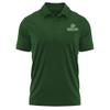 Campus Lab Saint Leo University Adult Men's Polo Left Chest Logo, Hunter Green, Large view 1