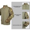 SINAIRSOFT Men G4 Combat Uniform,Tactical Military BDU Pants Shirt with Elbow Pads,Airsoft Paintball Outdoors Clothing BK view 2