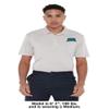Campus Lab Morehead State University Adult Men's Polo Left Chest Logo, Athletic Heather, Small view 3