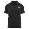 Campus Lab Sacred Heart University Adult Men's Polo Left Chest Logo, Black, Large view 1