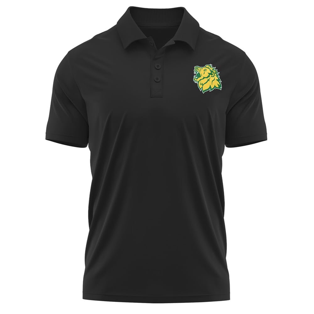 Campus Lab Missouri Southern State University Adult Men's Polo Left Chest Logo, Black, Small