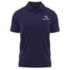Campus Lab University of Wisconsin-Stout Adult Men's Polo Left Chest Logo, Navy, Medium view 1